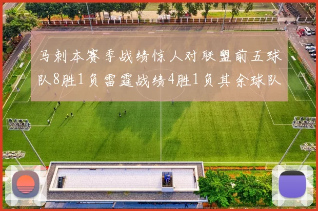 马刺本赛季战绩惊人对联盟前五球队8胜1负雷霆战绩4胜1负其余球队全胜